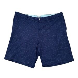 Peter Millar Men’s 40 Navy Blue Skull Print Performance Chino Golf Short